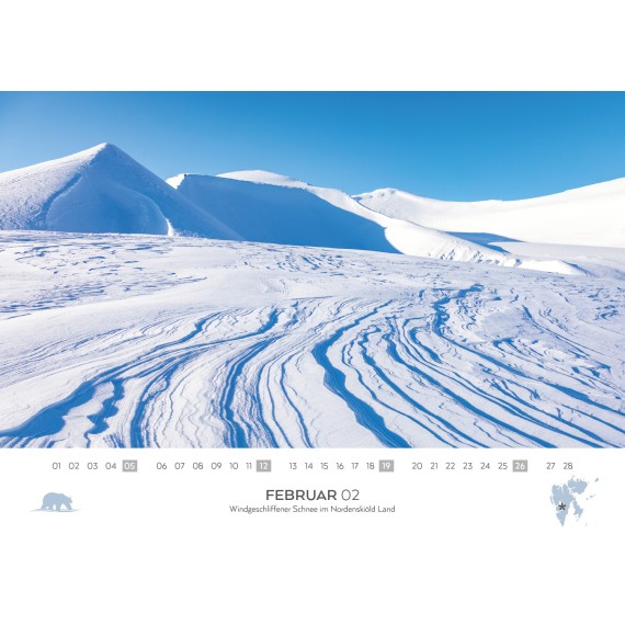 Spitsbergen/Bear Island/Jan Mayen calendar 2023 (double calendar)