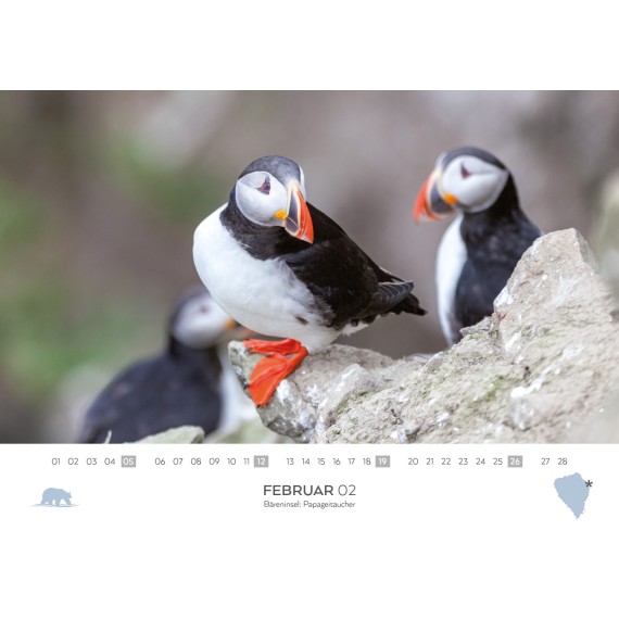 Spitsbergen/Bear Island/Jan Mayen calendar 2023 (double calendar)