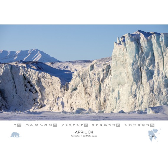 Spitsbergen/Bear Island/Jan Mayen calendar 2023 (double calendar)