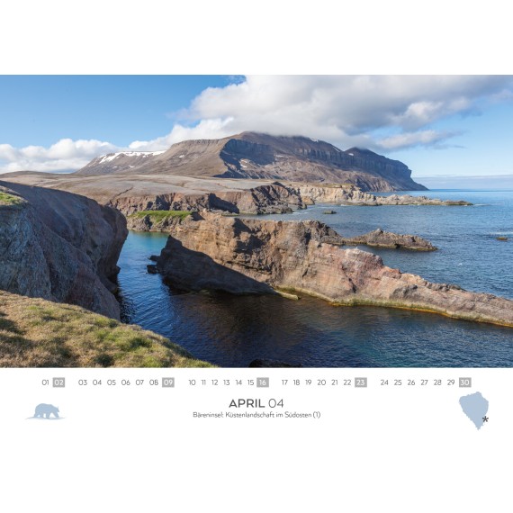 Doppelkalender Spitzbergen/Bäreninsel/Jan Mayen 2023