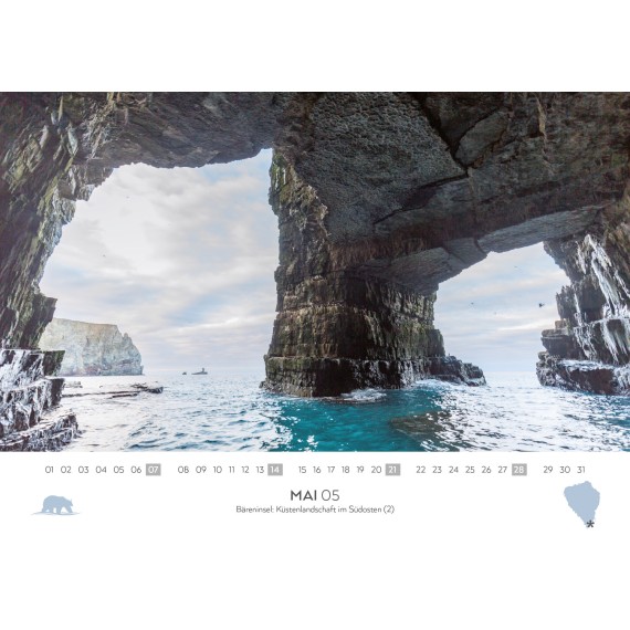 Doppelkalender Spitzbergen/Bäreninsel/Jan Mayen 2023