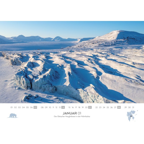 Spitsbergen & Norway calendar 2024 (double calendar)