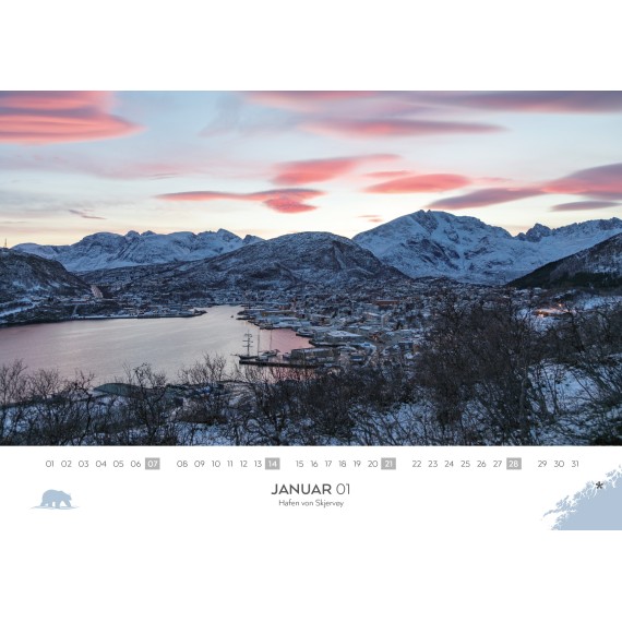 Spitsbergen & Norway calendar 2024 (double calendar)