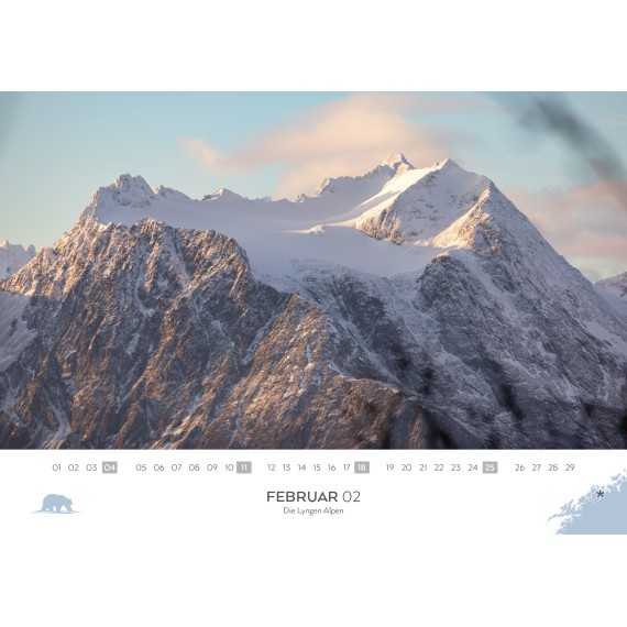 Spitsbergen & Norway calendar 2024 (double calendar)