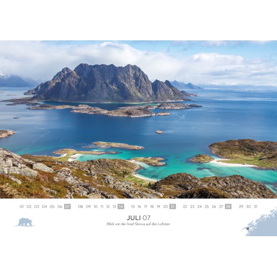 Spitsbergen & Norway calendar 2024 (double calendar)