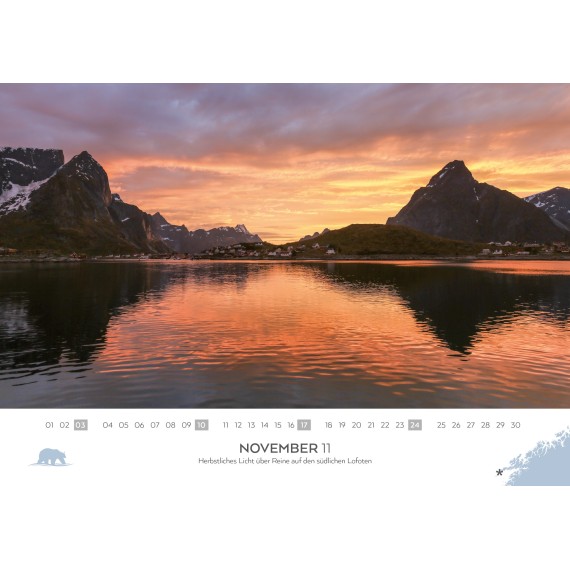 Spitsbergen & Norway calendar 2024 (double calendar)
