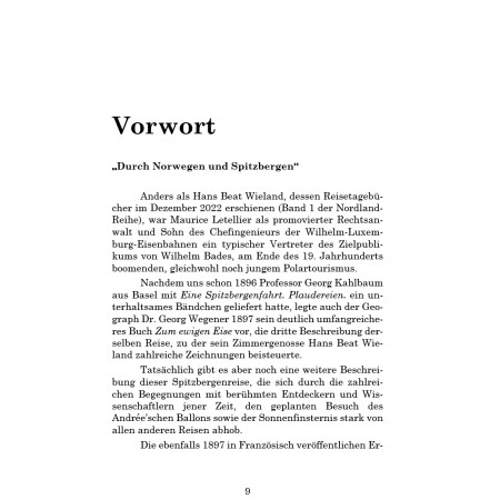 Spitzbergen: Reisebeschreibung von 1896, von Maurice Letellier
