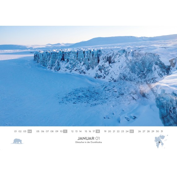 Spitsbergen & arctic sailing ships calendar 2026 (double calendar)