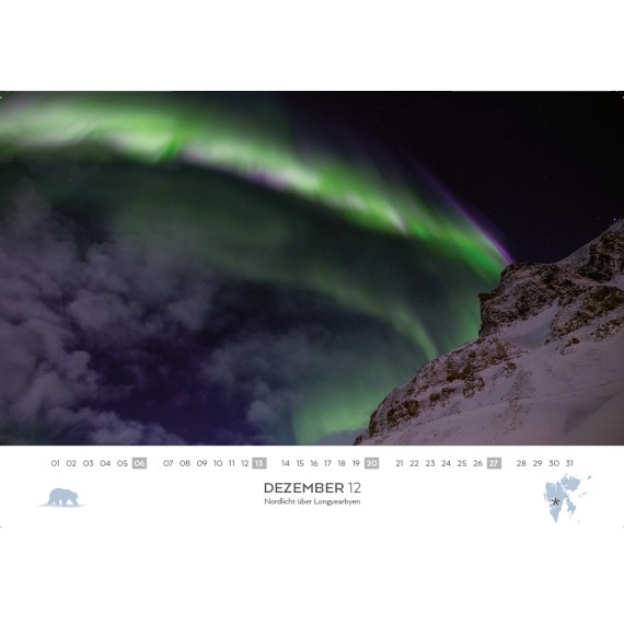 Spitsbergen & arctic sailing ships calendar 2026 (double calendar)