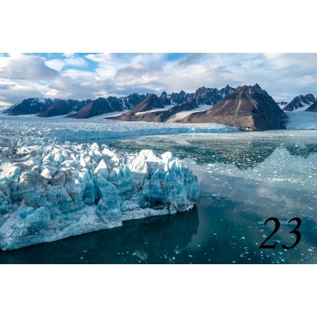 Spitsbergen driftwood picture frame from Longyearbyen, Svalbard