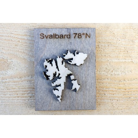 Fridge magnets from Longyearbyen, made by Alt i 3
