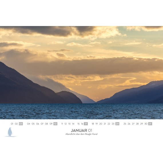 Spitsbergen & Patagonia calendar 2027 (double calendar)