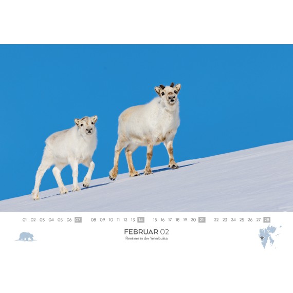 Doppelkalender "Spitzbergen & Patagonien" 2027