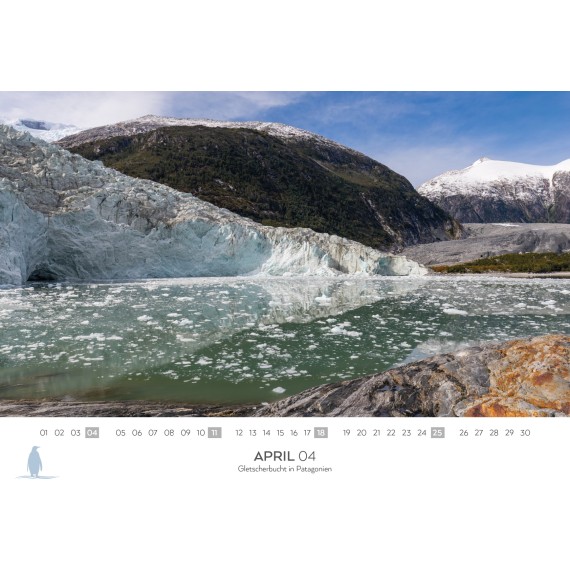 Spitsbergen & Patagonia calendar 2027 (double calendar)
