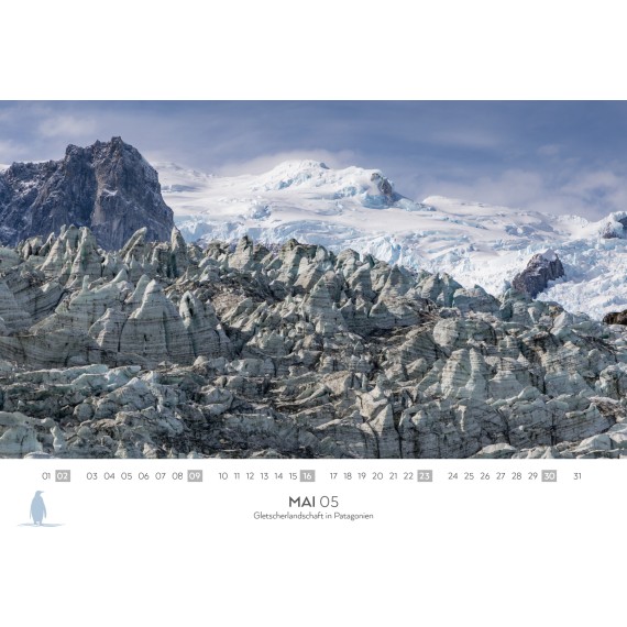 Spitsbergen & Patagonia calendar 2027 (double calendar)