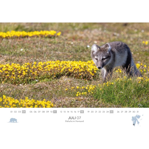 Spitsbergen & Patagonia calendar 2027 (double calendar)