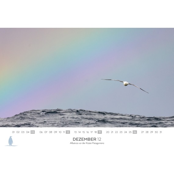 Spitsbergen & Patagonia calendar 2027 (double calendar)