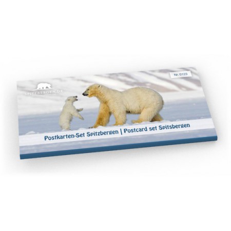 Limited edition postcard set Spitsbergen (Svalbard): Cover.