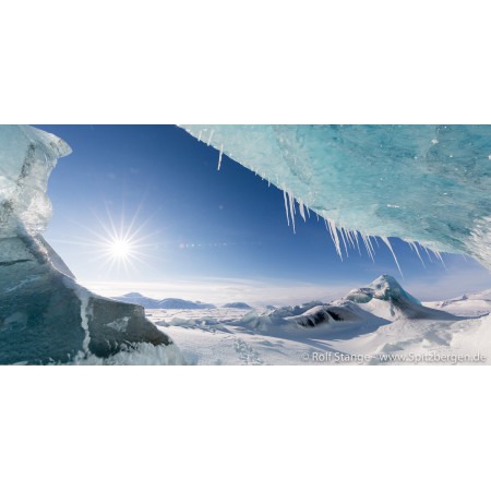 Postkartensatz Spitzbergen, limitierte Auflage. Eisberg.
