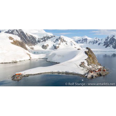 Limited edition postcard set Antarctic. Almirante Brown station in Paradise Harbour ("Paradise Bay"), Antarctica.