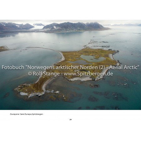 Aerial Arctic: Norway's arctic landscapes in aerial photos. Dunøyane, Svalbard.