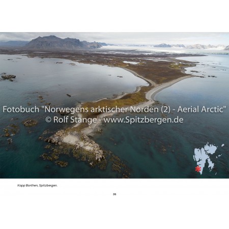 Aerial Arctic: Norway's arctic landscapes in aerial photos. Kapp Borthen, Spitsbergen.