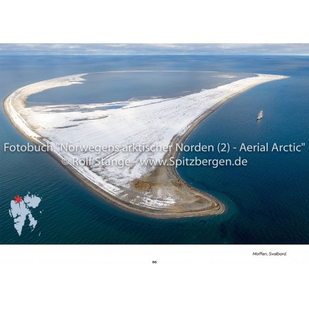 Aerial Arctic: Norway's arctic landscapes in aerial photos. Moffen (Svalbard).