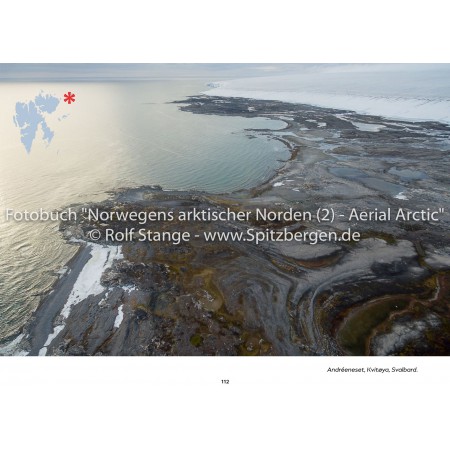 Aerial Arctic: Norway's arctic landscapes in aerial photos. Andréeneset, Kvitøya (Svalbard).