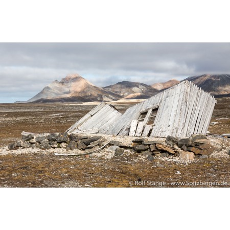 Poster Svalbardhytter: Collinsodden. 60 Spitzbergen-Hütten.