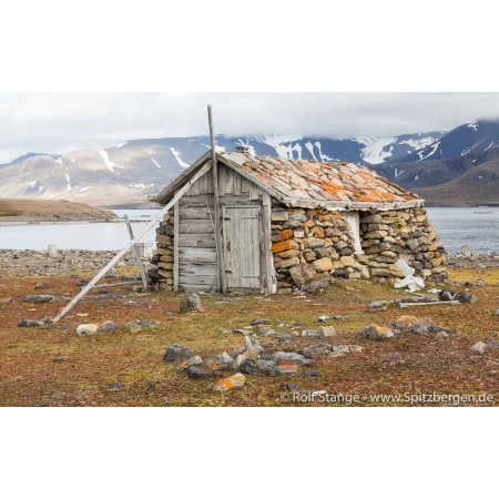Poster Svalbardhytter: Akseløya. 60 Spitzbergen-Hütten.