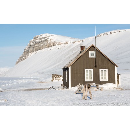 Poster Svalbardhytter: Fredheim, Tempelfjord. 60 Spitzbergen-Hütten.