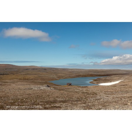 The Bear Island (Bjørnøya) book: barren inland scenery, lake